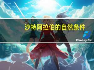 沙特阿拉伯的自然条件