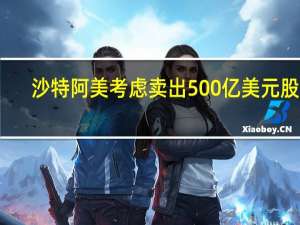 沙特阿美考虑卖出500亿美元股票