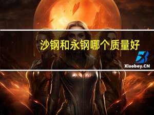 沙钢和永钢哪个质量好