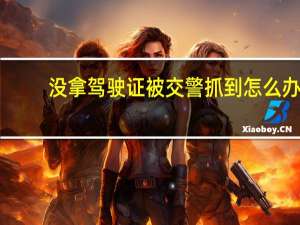 没拿驾驶证被交警抓到怎么办