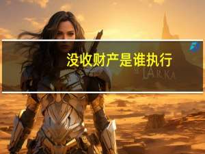 没收财产是谁执行