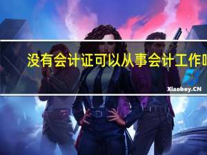没有会计证可以从事会计工作吗