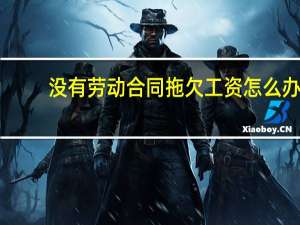 没有劳动合同拖欠工资怎么办