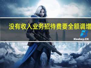没有收入业务招待费要全额调增吗