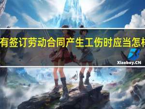 没有签订劳动合同产生工伤时应当怎样赔偿呢