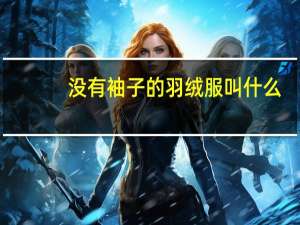 没有袖子的羽绒服叫什么