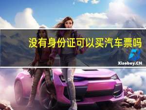 没有身份证可以买汽车票吗