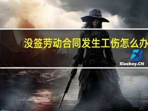 没签劳动合同发生工伤怎么办