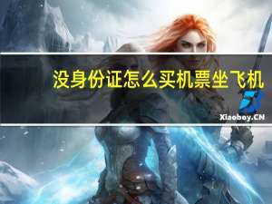 没身份证怎么买机票坐飞机