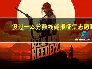 没过一本分数线能报征集志愿吗