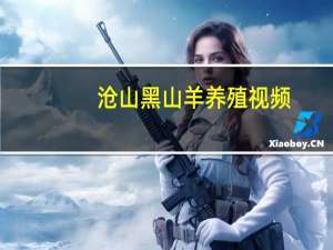 沧山黑山羊养殖视频（沧山黑山羊）