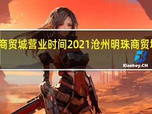沧州明珠商贸城营业时间2021 沧州明珠商贸城服装批发市场