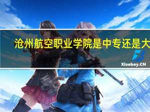 沧州航空职业学院是中专还是大专