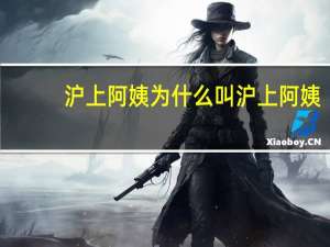 沪上阿姨为什么叫沪上阿姨