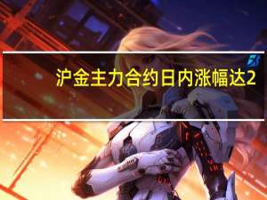 沪金主力合约日内涨幅达2.00%现报479.26元/克续创历史新高