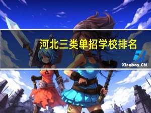 河北三类单招学校排名
