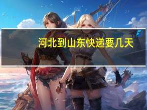 河北到山东快递要几天