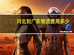 河北到广东物流费用多少