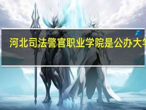 河北司法警官职业学院是公办大学吗