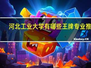 河北工业大学有哪些王牌专业推荐