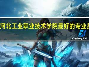 河北工业职业技术学院最好的专业是什么