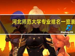 河北师范大学专业排名一览表