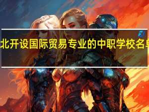河北开设国际贸易专业的中职学校名单有哪些