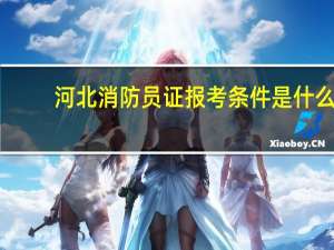 河北消防员证报考条件是什么
