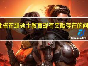 河北省在职硕士教育现有文献存在的问题及不足