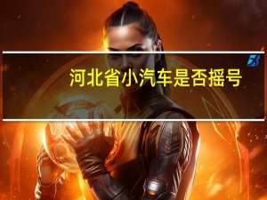 河北省小汽车是否摇号