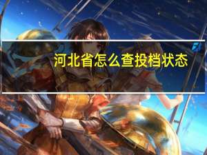 河北省怎么查投档状态