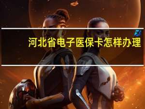 河北省电子医保卡怎样办理