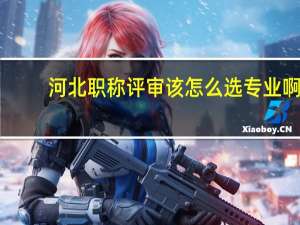 河北职称评审该怎么选专业啊