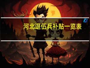 河北退伍兵补贴一览表