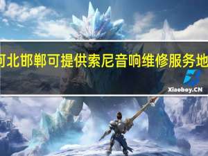 河北邯郸可提供索尼音响维修服务地址在哪