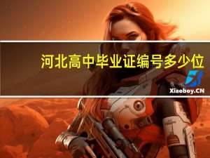 河北高中毕业证编号多少位
