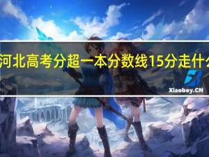 河北高考分超一本分数线15分走什么大学