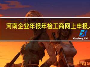 河南企业年报年检工商网上申报入口（河南工商局网上年检）