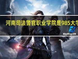 河南司法警官职业学院是985大学吗