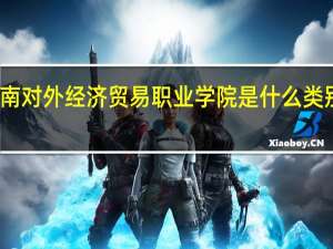 河南对外经济贸易职业学院是什么类别的学校