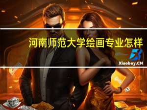 河南师范大学绘画专业怎样