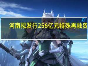 河南拟发行256亿元特殊再融资债