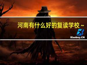 河南有什么好的复读学校～