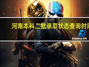 河南本科二批录取状态查询时间