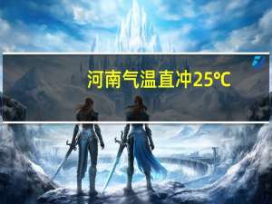河南气温直冲25℃+大风频频森林火险等级较高 到底什么情况呢