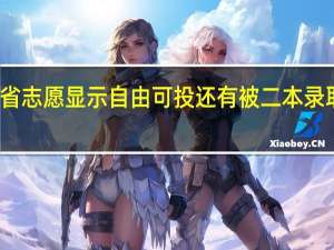 河南省志愿显示自由可投还有被二本录取的可能吗