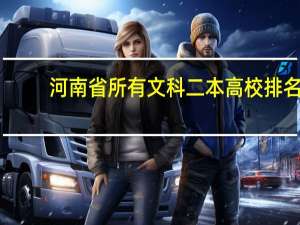 河南省所有文科二本高校排名