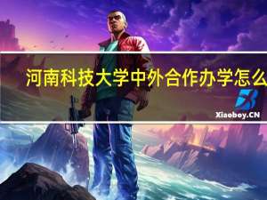 河南科技大学中外合作办学怎么样