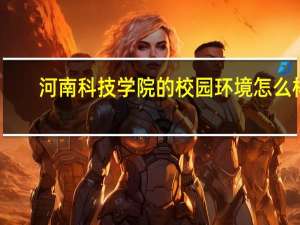 河南科技学院的校园环境怎么样