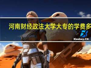 河南财经政法大学大专的学费多少